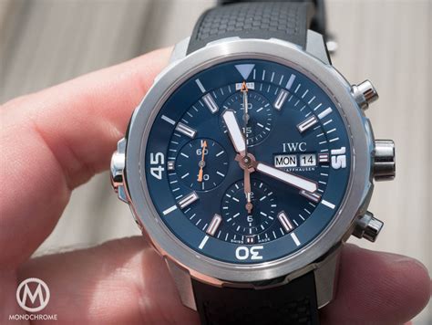 iwc aquatimer chronograph deployante|iwc aquatimer 2022 review.